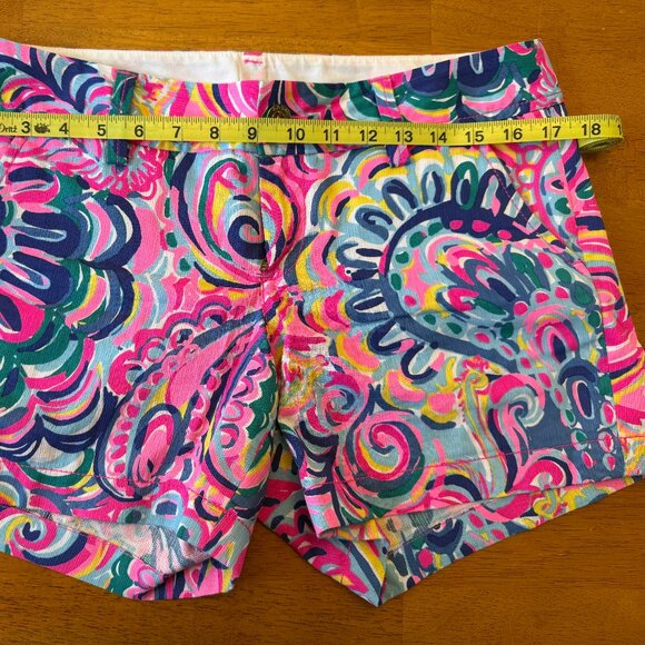 Lilly Pulitzer Psychedelic Sunshine Callahan Short, size 6 - Picture 6 of 7